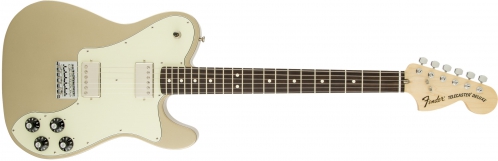 Fender Chris Shiflett Telecaster Deluxe, Rosewood Fingerboard, Shoreline Gold electric guitar