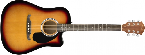 Fender FA-125CE Dreadnought Natural SB electric acoustic guitar  