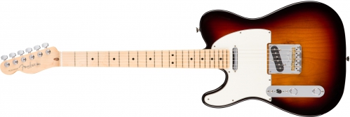 Fender American Pro Telecaster Left-Hand, Maple Fingerboard, 3-Color Sunburst electric guitar