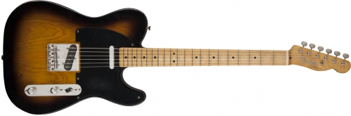 Fender Road Worn ′50s Telecaster Maple Fingerboard, 2-Color Sunburst electric guitar