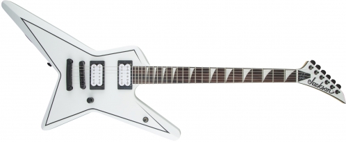 Jackson X Series Signature Gus G. Star, Rosewood Fingerboard, Satin White with Black Pinstripes electric guitar Jackson X Series Signature Gus G. Star, Rosewood Fingerboard, Satin White with Black Pinstripes electric guitar