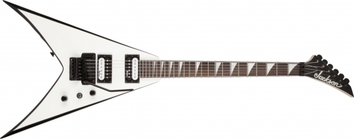 Jackson JS Series King V JS32, Rosewood Fingerboard, White with Black Bevels electric guitar
