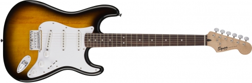 Fender Bullet Stratocaster Hard Tail, Rosewood Fingerboard, Brown Sunburst electric guitar