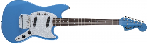 Fender MIJ Traditional ′70s Mustang with Matching Headstock, Rosewood Fingerboard, California Blue electric guitar