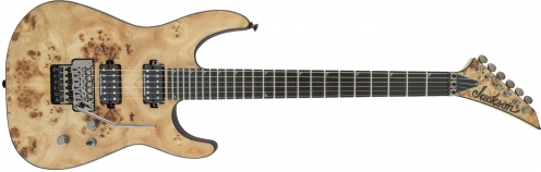 Jackson Pro Series Soloist SL2P MAH, Mahogany Body with Poplar Burl Top, Ebony Fingerboard, Desert Sand electric guitar