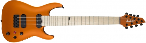 Jackson Pro Series Dinky DKA8M HT, Maple Fingerboard, Satin Orange Blaze electric guitar