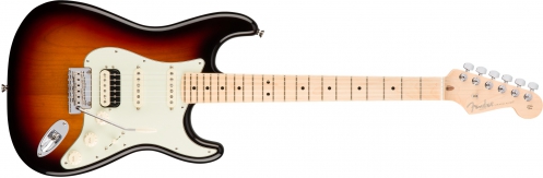 Fender American Pro Stratocaster HSS Shaw Bucker Maple Fingerboard, 3-Color Sunburst electric guitar