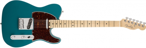 Fender American Elite Telecaster Maple Fingerboard, Ocean Turquoise electric guitar