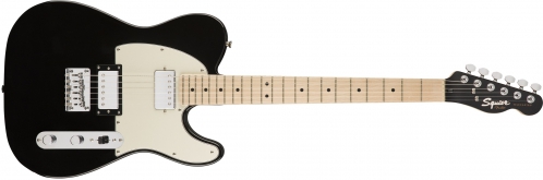 Fender Contemporary Telecaster HH, Maple Fingerboard, Black Metallic electric guitar