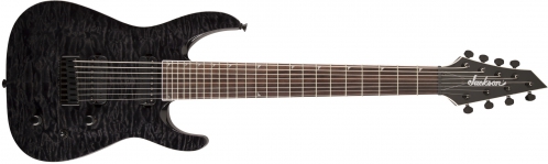 Jackson X Series Soloist SLATHXQ3-8, Rosewood Fingerboard, Transparent Black electric guitar