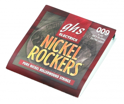 GHS R+RX Nickel Rockers Extra Light Electric Guitar Strings (9-42)