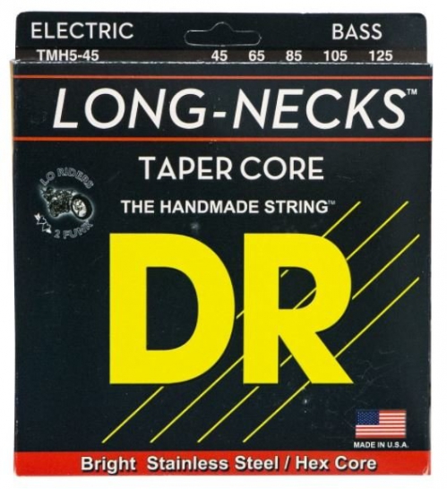 DR TMH5-45 5-string bass guitar strings 45-125 DR TMH5-45 5-string bass guitar strings 45-125