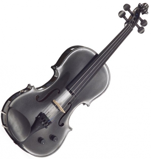 Stentor 1515BLA Harlequin 4/4 electric violin outfit, black