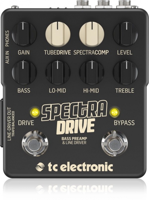 TC electronic SpectraDrive bass guitar preamp