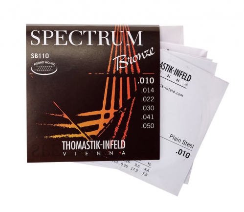 Thomastik SB 110 Spectrum Bronze acoustic guitar strings 10-50 Thomastik SB 110 Spectrum Bronze acoustic guitar strings 10-50