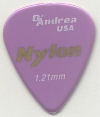 D′Andrea Nylon Fluo guitar pick 1.21 mm