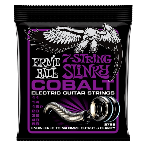 Ernie Ball 2729 Cobalt electric guitar strings 11-58