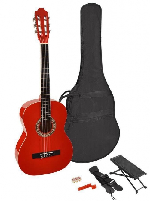 Martinez MTC 244 PR Red natural classical guitar