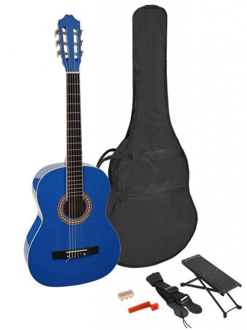 Martinez MTC 244 PU Blue natural classical guitar