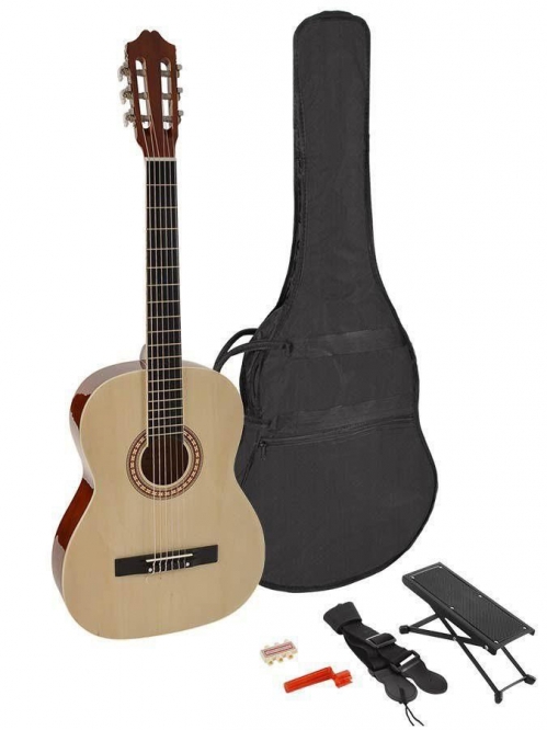 Martinez MTC 244 P natural classical guitar