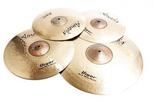 Amedia Vigor Rock Shiny Set HH14, CR16, R20 +SP8 set of drum cymbals