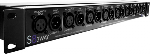 ART S8-3Way Eight Channel Three-Way Mic Splitter
