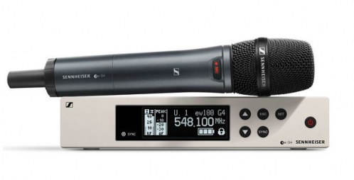 Sennheiser eW 100-845 G4 handheld microphone with receiver