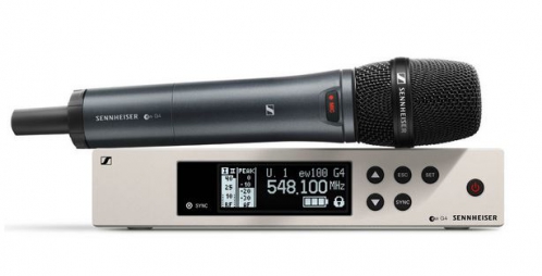 Sennheiser EW 100-935-G4-S handheld microphone with receiver