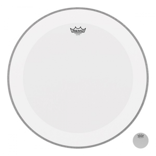 Remo P4-1120-C2 Powerstroke 4 20″ coated bass drumhead, white  