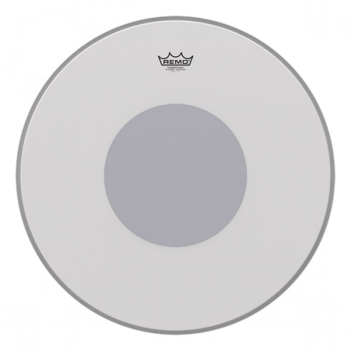 Remo P3-1120-10 Powerstroke 3 Coated Black Dot 20″ drumhead 