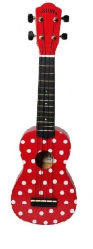 Noir NU1S Ladybug soprano ukulele