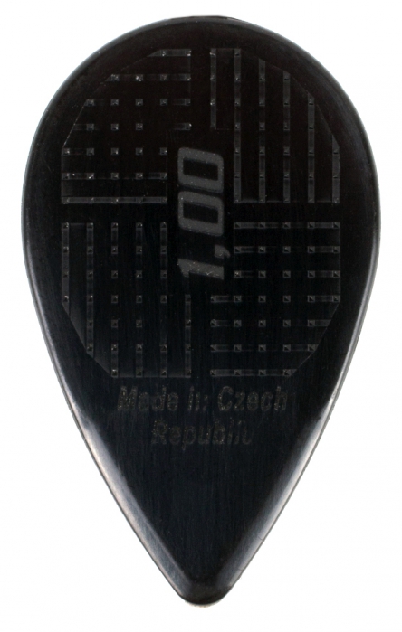 D Grip Balkan 1.00mm black guitar pick