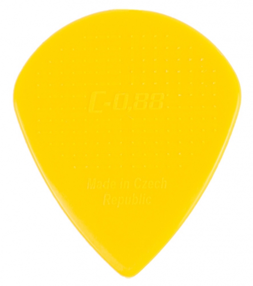 D Grip Jazz 0.88mm yellow guitar pick