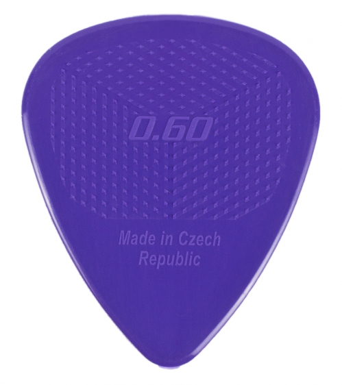 D Grip Standard 0.60mm violet guitar pick
