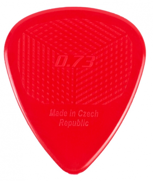 D Grip Standard 0.73mm red guitar pick