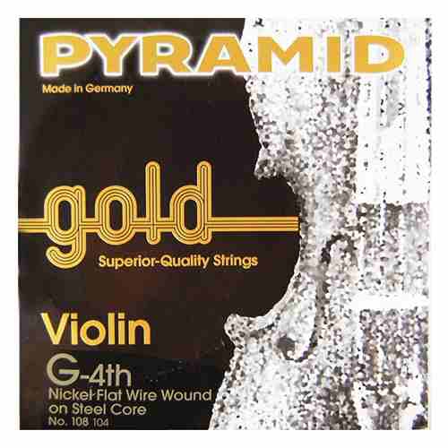 Pyramid 108104 G Gold 4/4 violin string