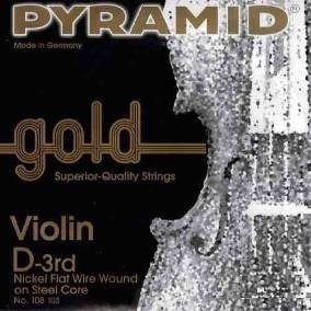 Pyramid 108103 D Gold 4/4 violin string