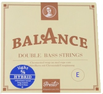 Presto Balance Hybrid E Light 3/4 double bass string
