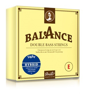 Presto Balance Hybrid 4/4 double bass strings (medium)
