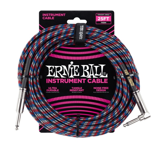 Ernie Ball 6063 guitar cable, 7.62m