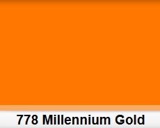 Lee 778 Millennium Gold color filter 50x60cm