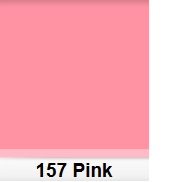 Lee 157 Pink lighting filter, 50x60cm