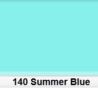 Lee 140 Summer Blue lighting filter 50x60cm