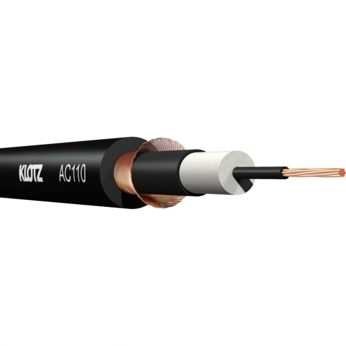 Klotz AC110 SW 0,3 m guitar cable, black, 2 x Jack