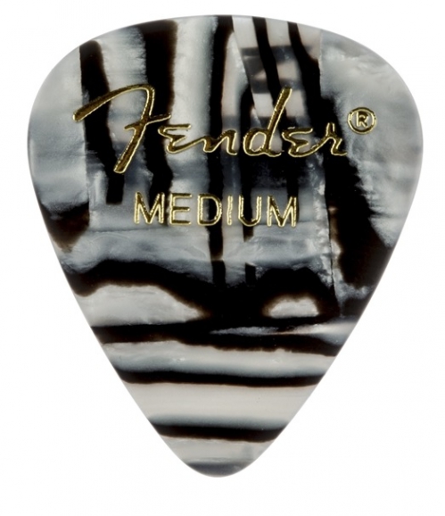Fender Zebra Medium Celluloid guitar pick
