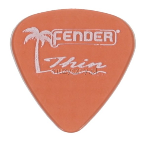 Fender California Clear thin pink pick