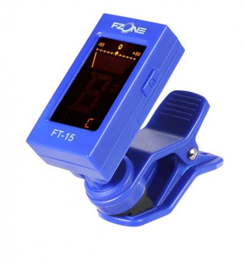 Fzone FT 15 clip-on chromatic tuner, blue