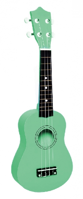 Fzone FZU-002 21 soprano ukulele, mint green