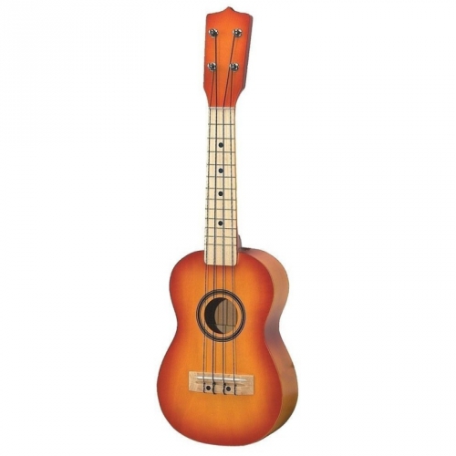 Gewa 512830 soprano ukulele, yellow-red sunburst