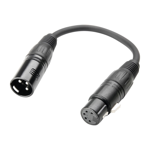 Adam Hall Cables K3 DHM 0020 DMX Adapter XLR female 5-pin to XLR male 3-pin 0.2 m